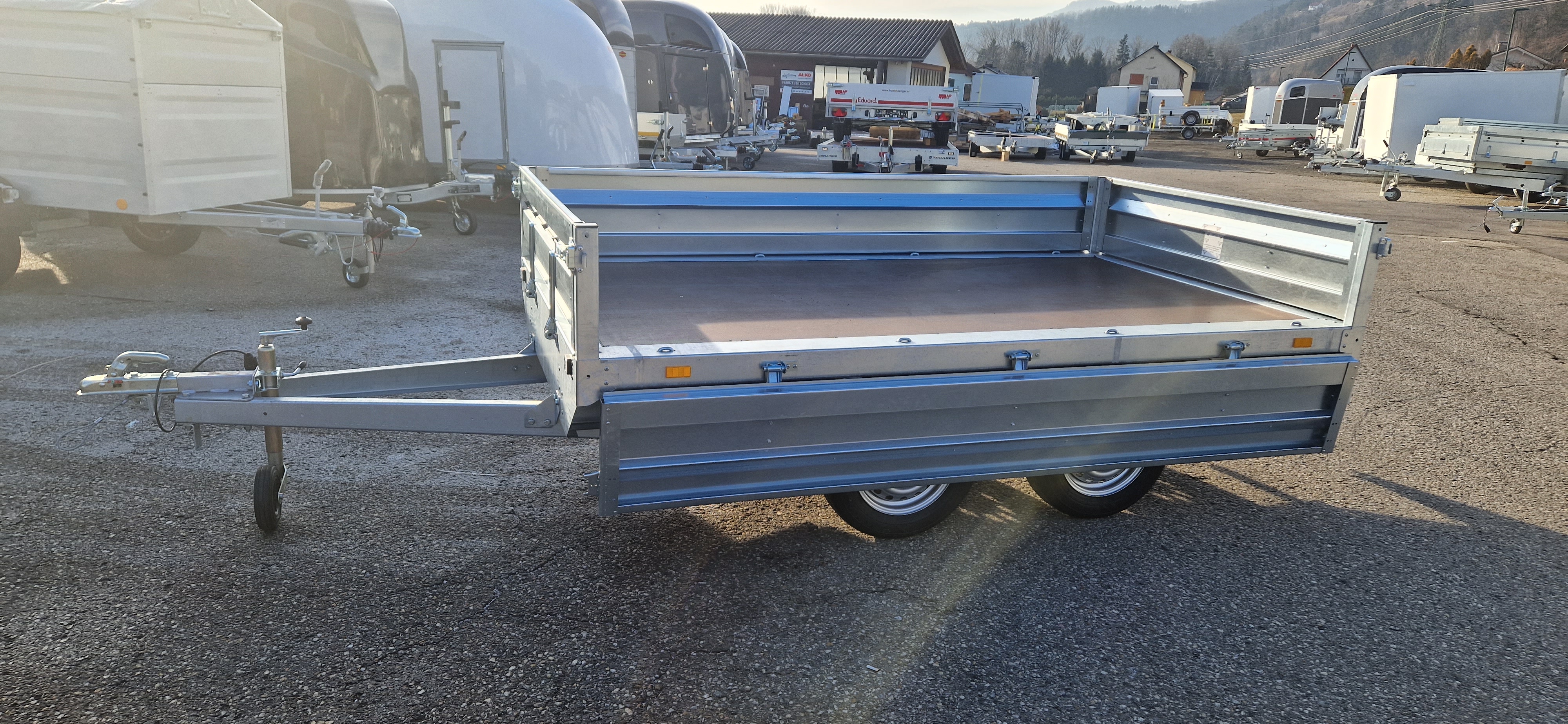 PKW-Anhänger, Tandemanhänger, HP 752715/2 LH Hochlader Tandem ungebremst 750 kg, 2650 x 1500 x 350 mm